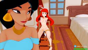 Disney Lesbian Ariel And Jasmine - Princess Jasmine Makes Ariel Bound And Gagged | GagTheGirl