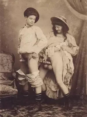1890s Porn - Vintage pegging 1890s nude porn picture | Nudeporn.org