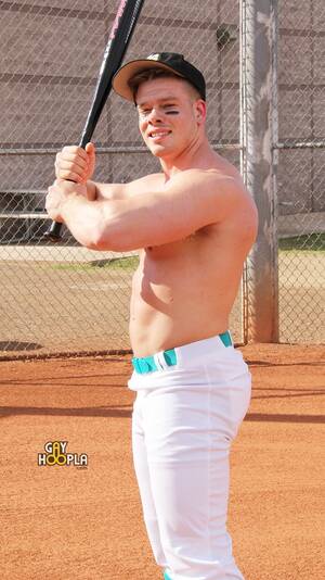 big dicked baseball players - Fratmen Jimmy Bona shows off his smooth bubble butt cheeks and thick fat  dick â€“ Guys Love Guys Blog