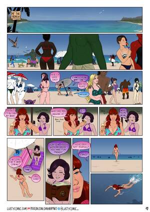 mermaid lesbian porn cartoons gallery - Lusty and the Mermaid (ongoing) comic porn | HD Porn Comics