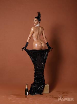 Kim Naked Porn - Kim Kardashian on the Cover of PAPER Break the Internet - PAPER Magazine