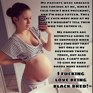 black pregnant slave captions - Teen loves being black bred (pregnant captions) | MOTHERLESS.COM â„¢