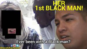 Black Guy White Girl Caption Porn - GF STRETCHED BY BLACK GUY FOR 1st TIME - BOYFRIEND SHOCKED!