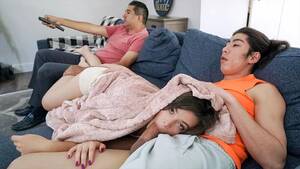 caught at home - Stepcousin your dad almost caught us