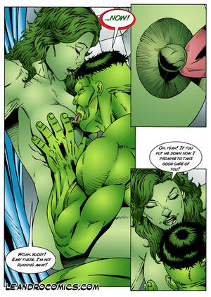 Hulk Cartoon Porn Sex - The Incredible Excited Hulk- Leandro - Porn Cartoon Comics