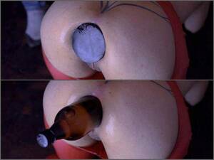 huge bottle - Porn With Bottle | Bottle Penetration - ArgenDana Huge Bottle For Christmas  With Anal Prolapse And Gape