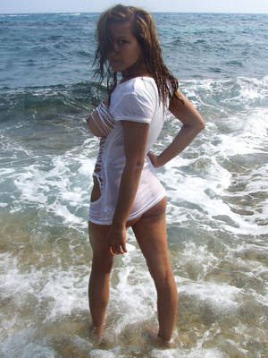 big body at nude beach - Lacey Banghard Hot Naked Body And Big Boobs Playing At The Beach