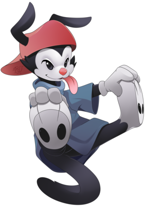 Animaniacs Porn Foot - 1272 - safe, artist:phation, part of a set, wakko warner (animaniacs),  animaniac (species), fictional species, anthro, animaniacs, warner  brothers, 2015, clothes, hand on feet, hat, high res, looking forward,  male, paws, phone,