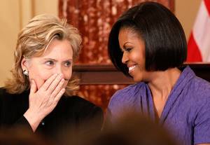 Michelle Obama Hillary Clinton Nude Porn - â™ªâ™« The world turned upside down. Finally, it's US election week. |  MetaFilter