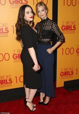 Kat Dennings Sex - 2 Broke Girls' Beth Behrs and Kat Dennings celebrate their series' 100th  episode | Daily Mail Online