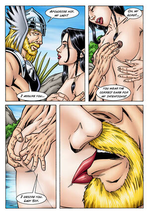 Loki Avengers Porn - Lady Sif seduced by Loki under the guise of Thor - Page 5 - Comic Porn XXX