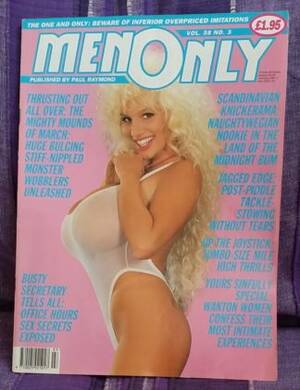 big boob march - Menonly Vol 58 no 3 UK 1993 Porn erotic vintage magazine in mint condition. Big  Boobs tits Carla Fernandez, Chloe Vevrier - Yperano Records