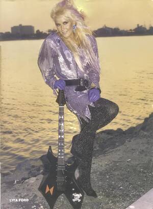 Lita Ford Porn - Lita Ford, 1988 : r/80s