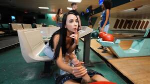 Bowling Porn - The Bowling Alley goes Crazy - Mofos Porn video with Gaby Ortega
