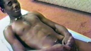 horny black fetish - Black cock full of cum gay porn video on Universblack