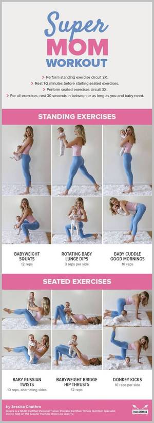 Flabby Twister Diaper Porn - 6 Calorie-Burning Workout Moves You Can Do with Your Baby | Baby workout,  Workout and Exercises