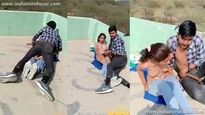 indian lover sex - Indian Lovers Caught Fucking On The Roof XXX Desi Porn