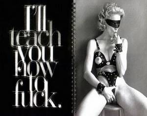 Madonna Sex Book Leather - Sex is an uncensored work following the character's exploits via images and  anecdotes. (For a detailed look at many of the pages in Sex, click the  image ...