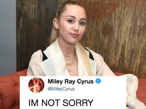 Miley Cyrus Porn Captions - Miley Cyrus Rescinds Apology for Posing Nearly Topless 10 Years Ago