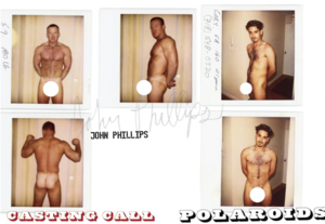 Gay Polaroid Porn - Collection of Male Casting Call Digital Photos of Original Polaroids 1990's