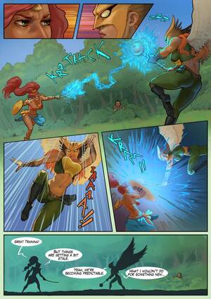 Hawkgirl Porn Comics - Hot Duels V: Urbosa vs Hawkgirl [Bonete] - Porn Cartoon Comics