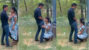 girl outdoor blowjob - Raunchy Desi wife caught giving awesome blowjob outdoors on XXX MMs cam |  AREA51.PORN