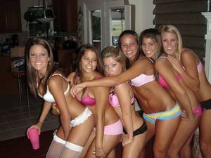college bikini group - 
