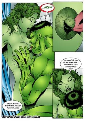 Hulk Cartoon Sex Porn - The Incredible Excited Hulk- Leandro - Porn Cartoon Comics