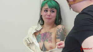 Emo Porn Asylum - Punk girl in the asylum bound and anally toyed by her master | Any Porn