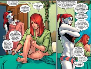 Avatar Hentai Lesbian Harley Quinn - poison ivy loves harley quinn