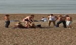 girl on nude beach sex - Couple have sex on Brighton Beach in broad daylight in front of children |  Daily Mail Online