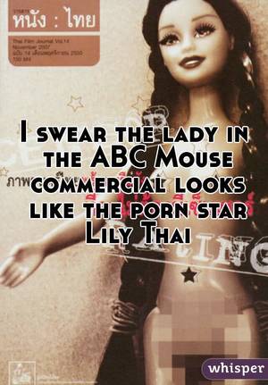 Mouse Woman Porn - I swear the lady in the ABC Mouse commercial looks like the porn star Lily  Thai