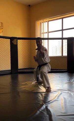 Asian White Gay Karate Porn - Karate man doing kata - ThisVid.com