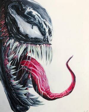 American Dad Porn Pencil Art - Missed the deadline for a Venom art contest but I figured you guys might  enjoy the end result of my colored pencil drawing : r/pics