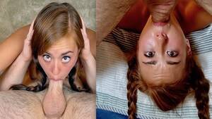 brandy deepthroat gagging - Redhead slut BrandiBraids gagging on a cock during raw deepthroating