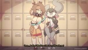 Furry Anime Lesbian Dildo - Rule 34 - 2d 2girls animal ears animated anthro anthro only areola ass big  breasts binggan breasts choker clothing collar dialogue diives dildo double  dildo duo english english dialogue english subtitles english