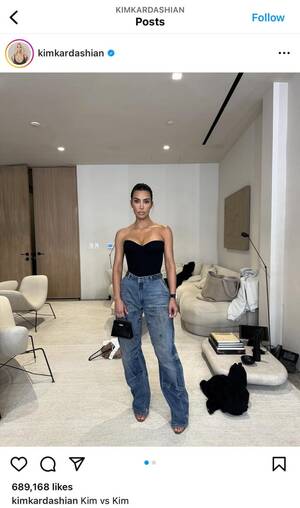 Kim Kardashian Ass Captions - Kim's new post: â€œKim vs Kimâ€ : r/KUWTKsnark