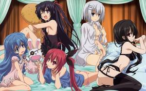 date a live cartoon nude - Sexy, hot anime and characters wallpaper with anime called Date A Live Harem