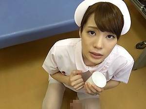 massive japanese nurse blojob - Sweet Asian lady Suzumura Airi gives a steamy handjob