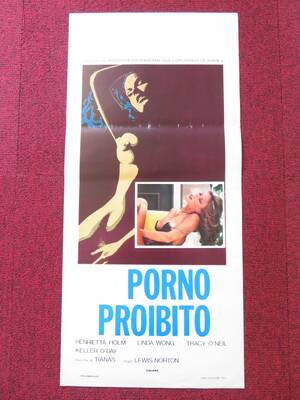 Linda Wong Porn Theater Posters - PORNO PROIBITO / CHINA DE SADE ITALIAN LOCANDINA POSTER LINDA WONG 197 â€“  Rendezvous Cinema