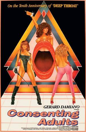 80s Posters - Poster for Consenting Adults by Gerard Damiano (famous for Deep Throat and  The Devil in Miss Jones); the retro design mixed with brazen sexuality is  typical ...