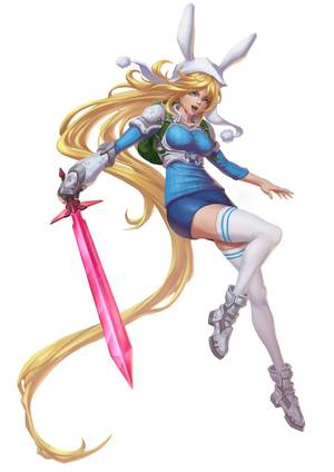 Adventure Time Characters Porn - :d absurdly long hair adventure time animal ears ankle boots armor backpack  bag bangs belt black gloves blonde hair blue eyes blue shirt blue skirt  boots ...