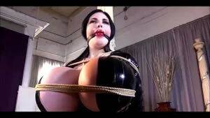 big boob latex femdom - Watch Femdom - Latex Big Boobs in Bondage - Mistress, Big Boobs, Latex Babe  Porn - SpankBang