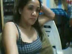 mature filipina whores - Mature Filipina webcam slut flashes her juggs and rubs her twat - Mylust.com