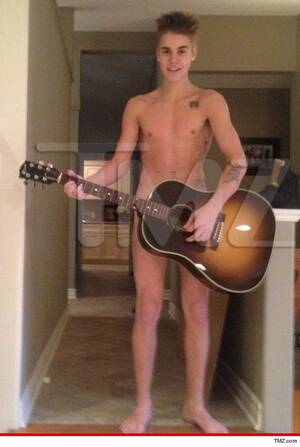 Justin Bieber Naked Sex Porn - Justin Bieber NAKED -- It's My D**k In a Guitar! (Photos)