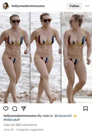Hilary Duff Lesbian Porn - Men who have never seen a real woman decide that Hillary Duff is a man :  r/badwomensanatomy