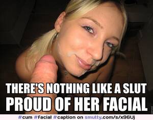 Facial Porn Captions - Cum Slut Caption
