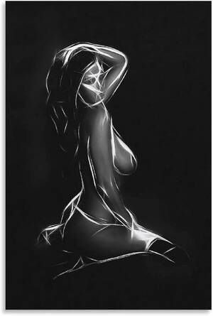 big black nude art - Black and White Nude Art Poster Sexy Nude Woman Poster Big Boobs Girl  Canvas Painting Posters and Prints Wall Art Pictures for Living Room  Bedroom Decor 24x36inch(60x90cm) Unframe-Style : Amazon.ca: Home