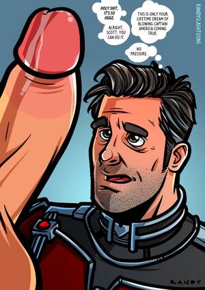 Ant Man Gay Porn - Rule 34 - 2boys ant-man avengers captain america circumcised erection gay  human imminent fellatio looking at penis male male only marvel marvel  comics out of frame penis penis awe randyslashtoons scott lang