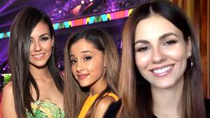 Ariana Grande And Victoria Justice Having Sex - Victoria Justice on Possible Plans for 'Victorious' Reboot, What Ariana  Grande Last Texted Her (Exclusive) | Entertainment Tonight